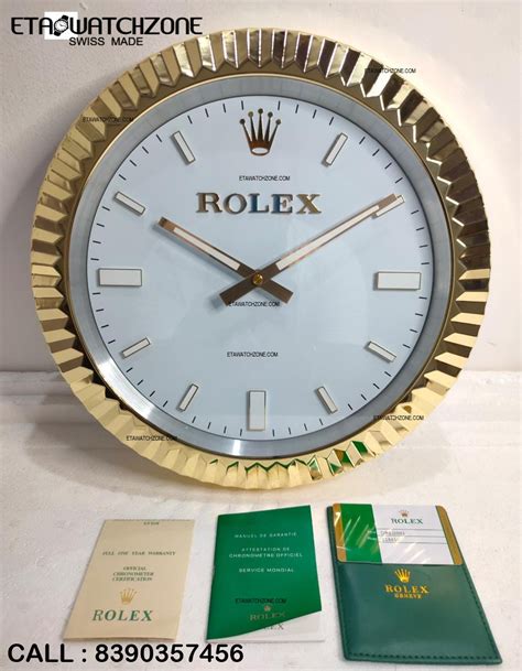 rolex clock|original rolex wall clock.